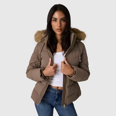 Chaqueta Guess Marrón Mujer