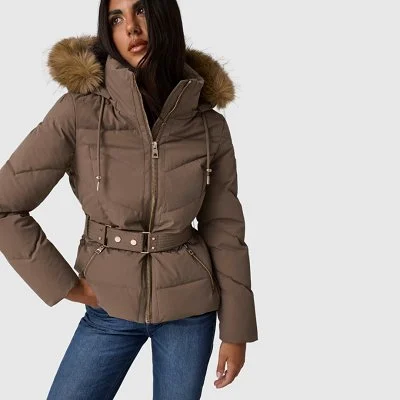 Chaqueta Guess Marrón Mujer 2