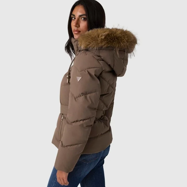 Chaqueta Guess Marrón Mujer