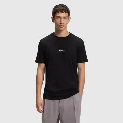 Camiseta Hugo Negra Hombre