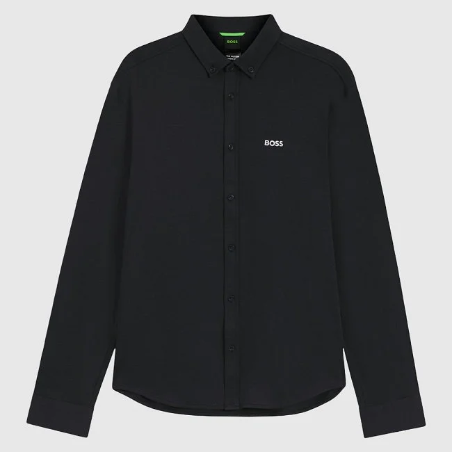 Camisa Boss Negra Hombre