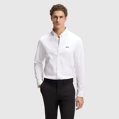 Camisa Boss Blanca Hombre