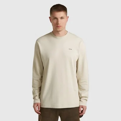 Camiseta G-STAR Crema Hombre