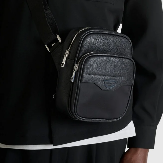 Bandolera Antony Morato Negra Hombre
