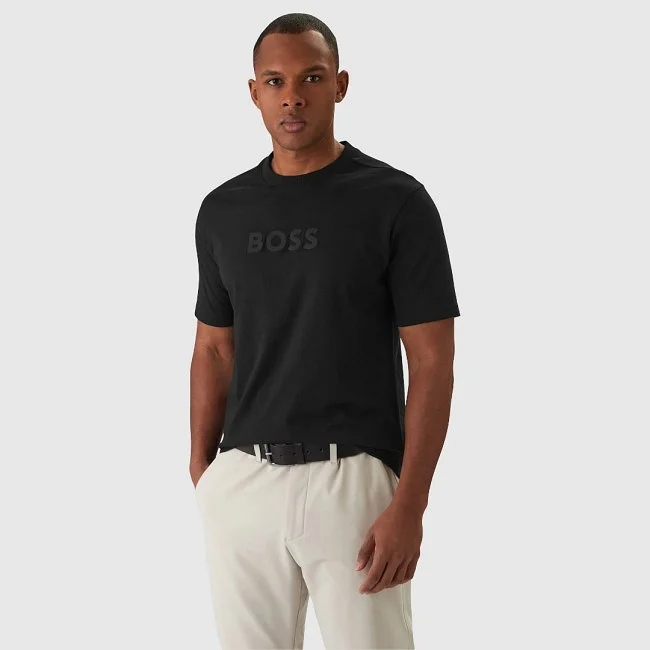 Camiseta Boss Negra Hombre
