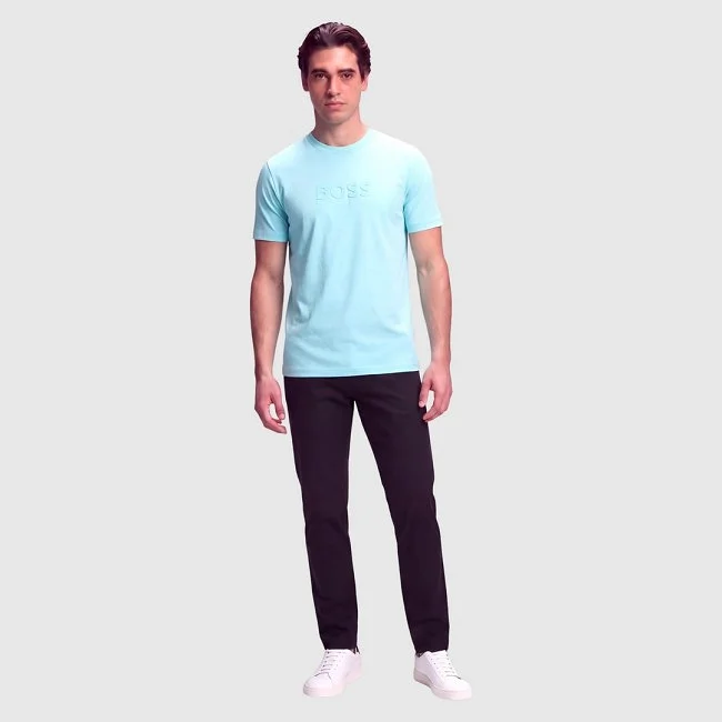 Camiseta Boss Turquesa Hombre