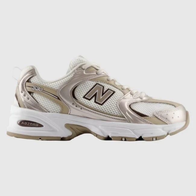 Zapatillas New Balance Beige y Blancas