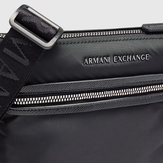 Bandolera Armani Exchange Negra Hombre