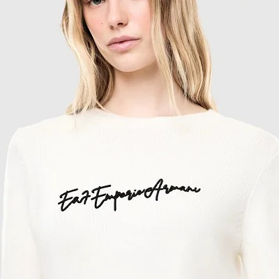 Sudadera Armani Blanca Mujer 2