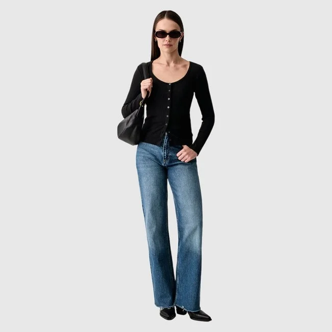 Camiseta Levi's Negra Mujer