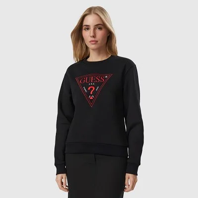 Sudadera Guess Negra Mujer