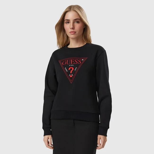 Sudadera Guess Negra Mujer