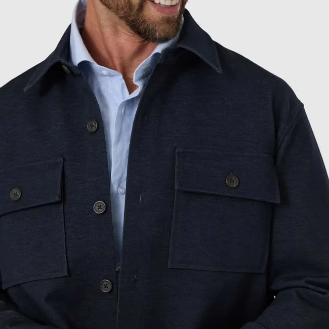 Camisa Guess Azul Hombre