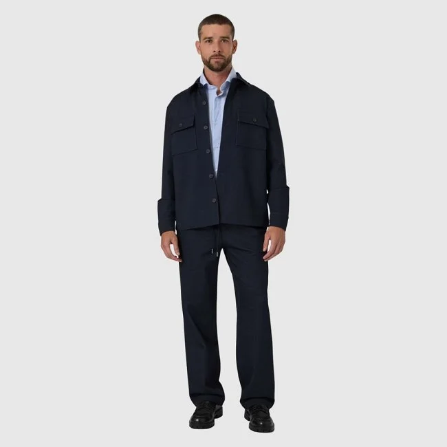 Camisa Guess Azul Hombre
