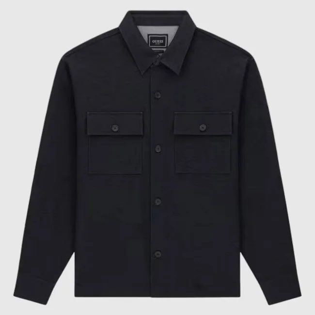 Camisa Guess Azul Hombre