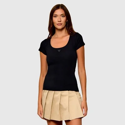 Camiseta Guess Negra Mujer