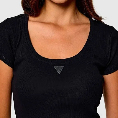 Camiseta Guess Negra Mujer 2
