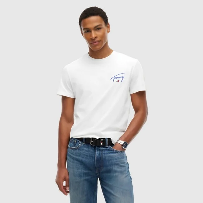 Camiseta Tommy Hilfiger Blanca Hombre