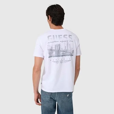 Camiseta Guess Blanca Hombre 2
