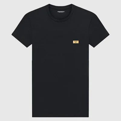 Camiseta Armani Negra Hombre