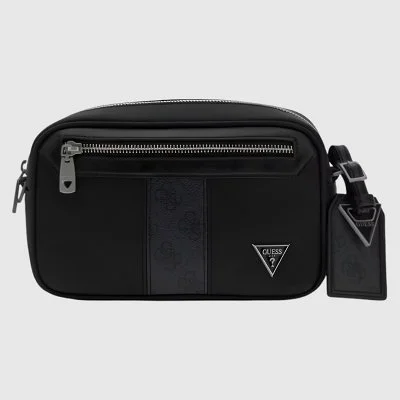 Bandolera Guess Negra Hombre