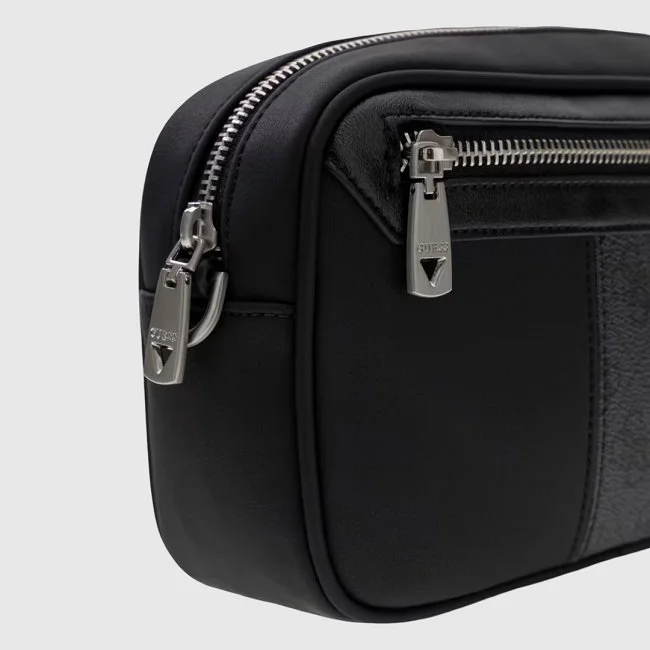 Bandolera Guess Negra Hombre