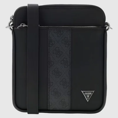 Bandolera Guess Negra Hombre