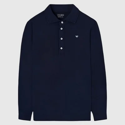 Polo Silbon Azul Hombre