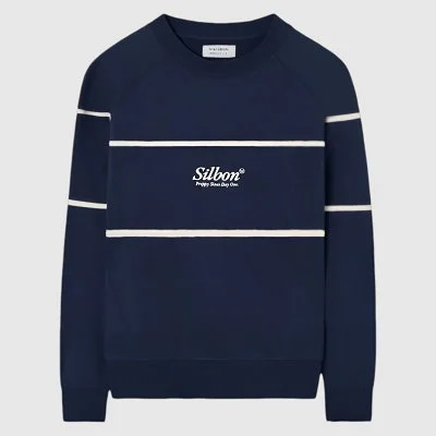 Sudadera Silbon Azul Hombre