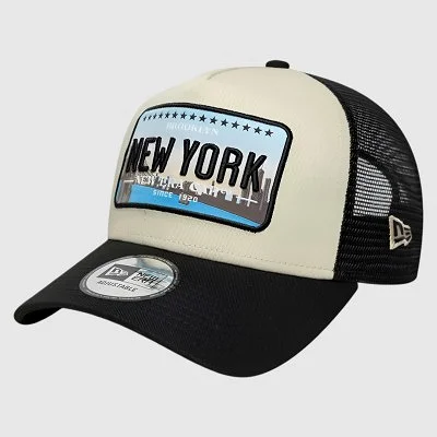 Gorra New Era Beige y Negra...