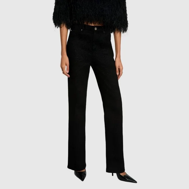 Pantalón Morgan Negro Mujer