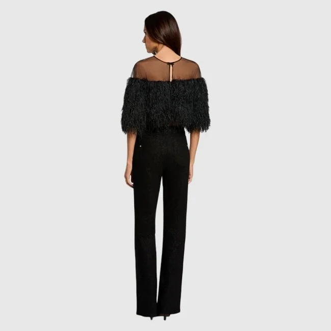 Pantalón Morgan Negro Mujer
