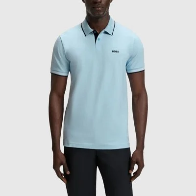 Polo Boss Azul Hombre