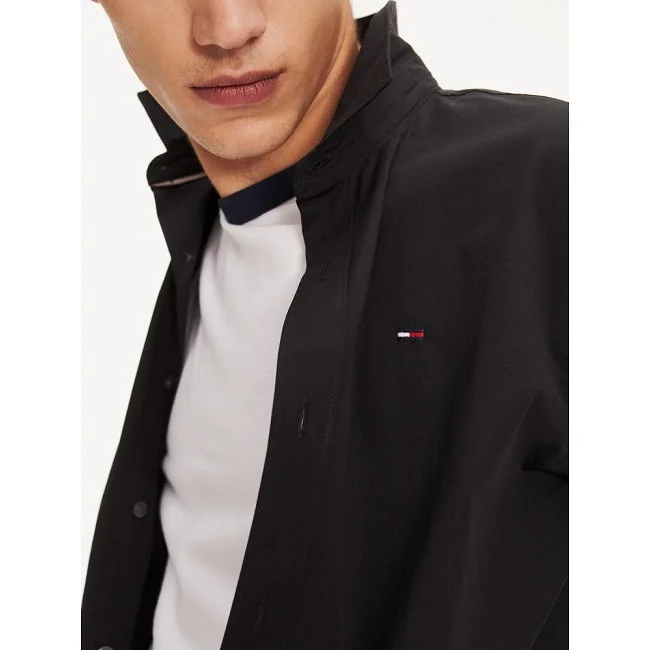 Camisa Tommy Hilfiger Negra Hombre