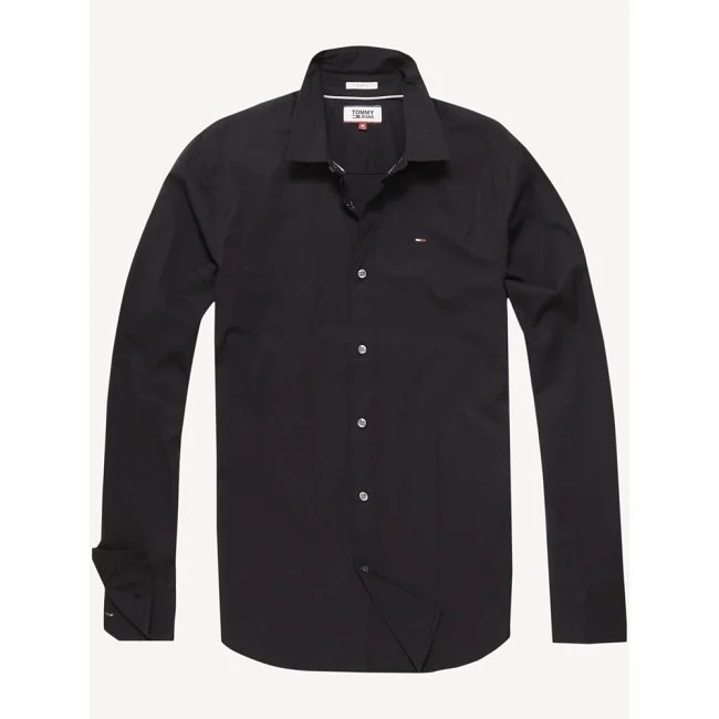 Camisa Tommy Hilfiger Negra Hombre