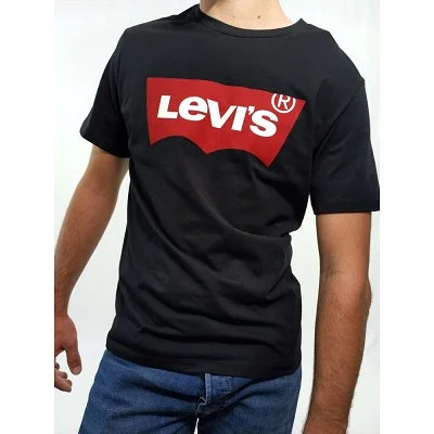Camiseta Levis Hombre Negra