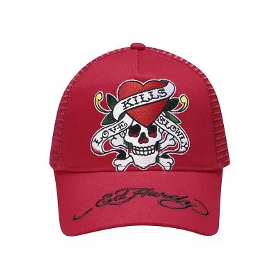 Gorra Ed Hardy Roja Hombre 2