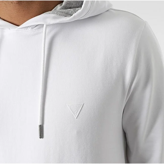 Sudadera Guess Hombre Blanca Sudadera Guess Hombre Blanca