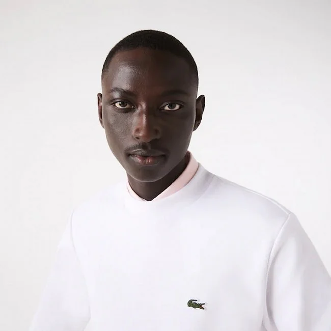 Sudadera Lacoste Blanca Hombre