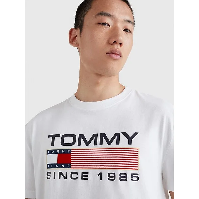 Camiseta Tommy Hilfiger Blanca Hombre Camiseta Tommy Hilfiger Blanca Hombre