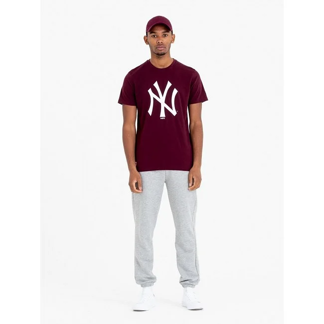 Camiseta New Era Burdeos Hombre
