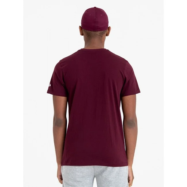 Camiseta New Era Burdeos Hombre