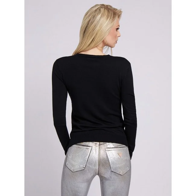 Sudadera Guess Negra Mujer