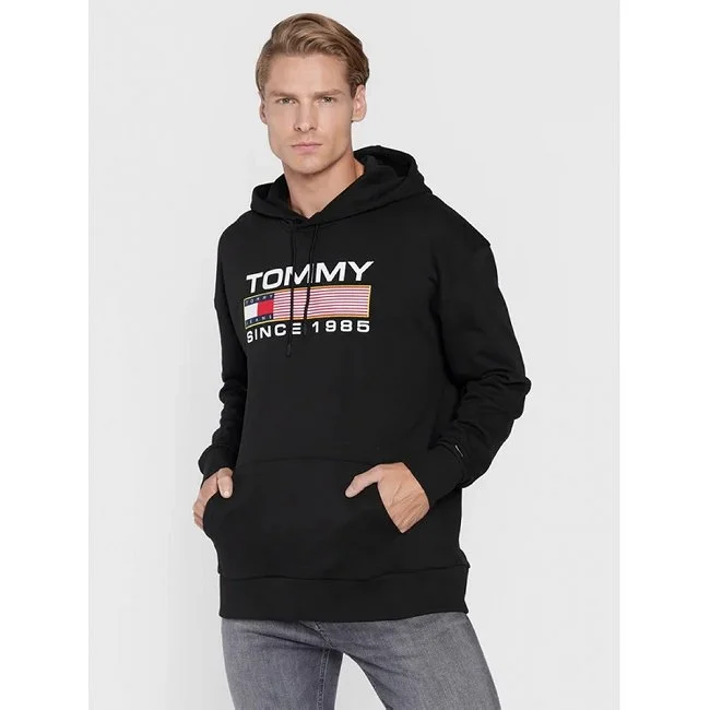 Sudadera Tommy Hilfiger Negra Hombre