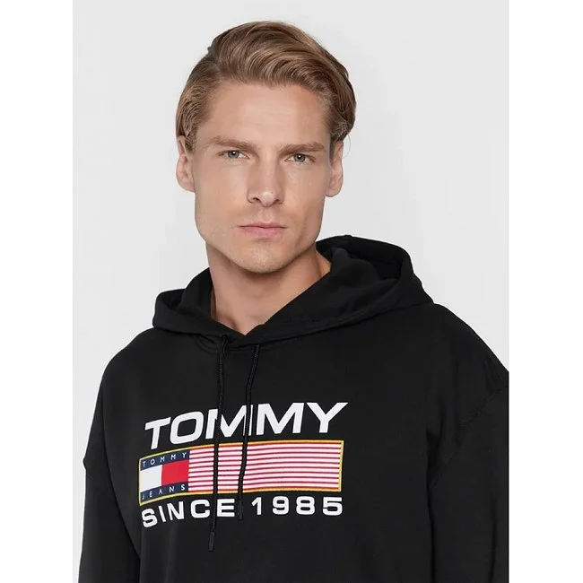 Sudadera Tommy Hilfiger Negra Hombre