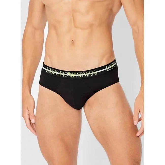 Pack de 3 Calzoncillos Armani Negros...