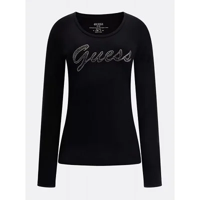 Camiseta Guess Negra Mujer