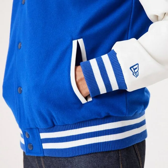 Chaqueta New Era Azul y Blanca Hombre
