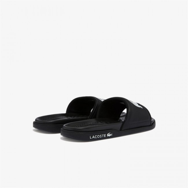 Chanclas lacoste best sale hombre negras