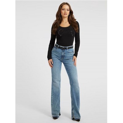 Camiseta Guess Negra Mujer 2